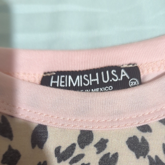 HEIMISH USA Pink Beaded Top - Picture 2 of 7